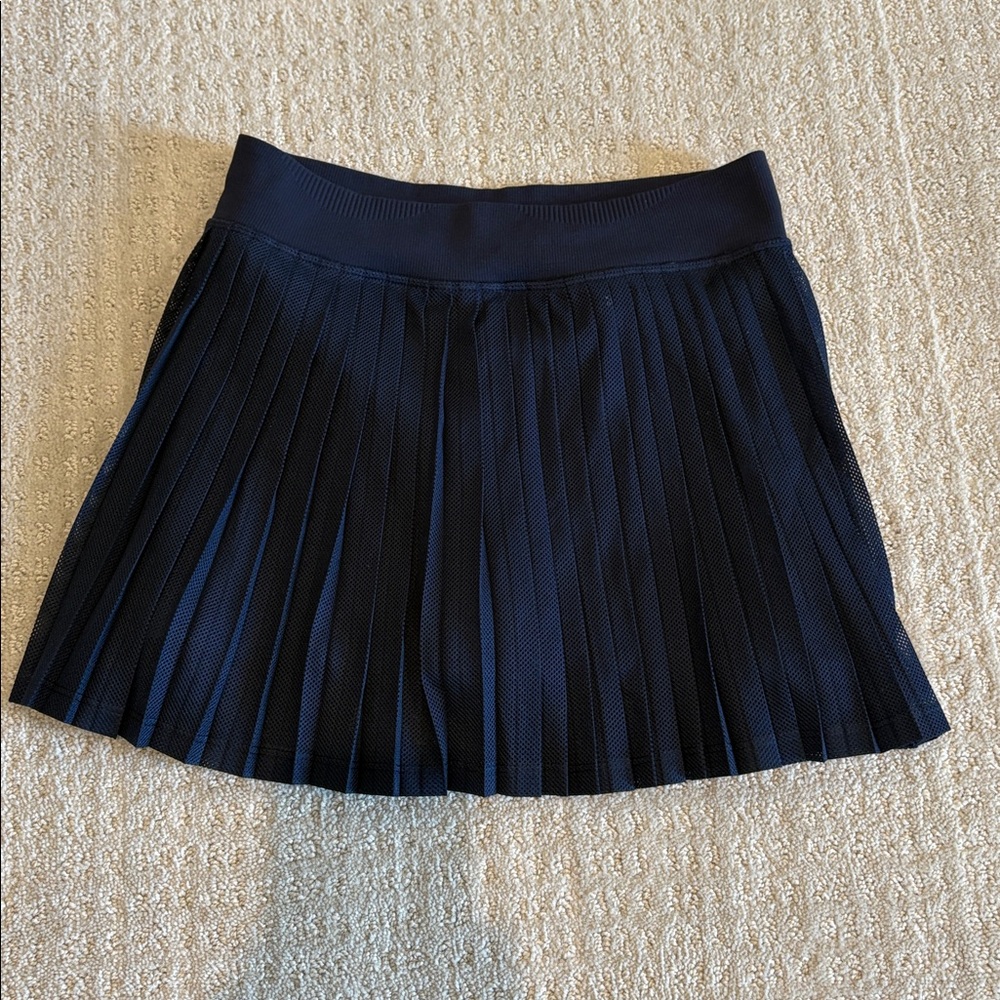 FP Movement Navy Pleated Skirt with shorts